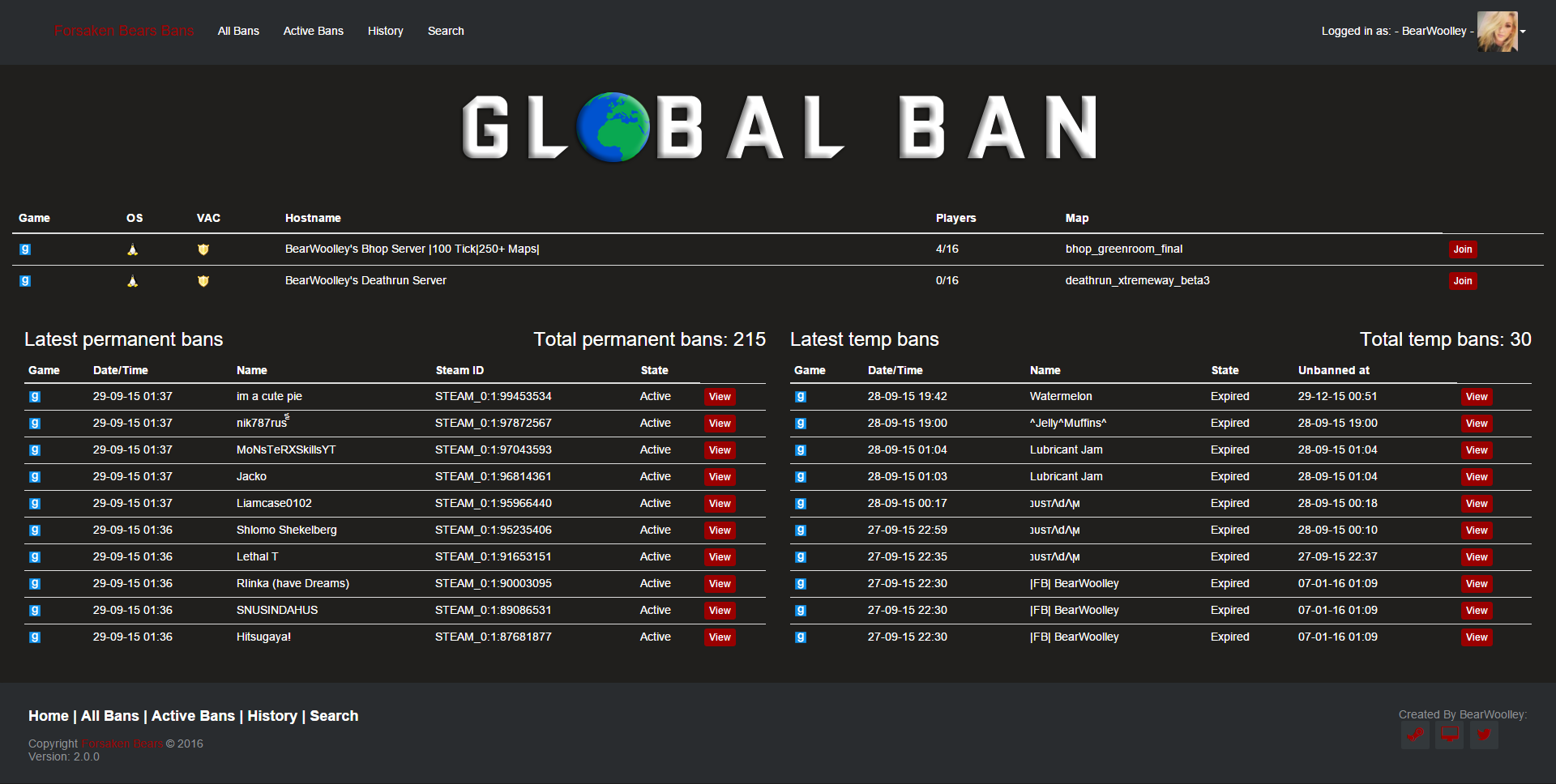 Global Ban